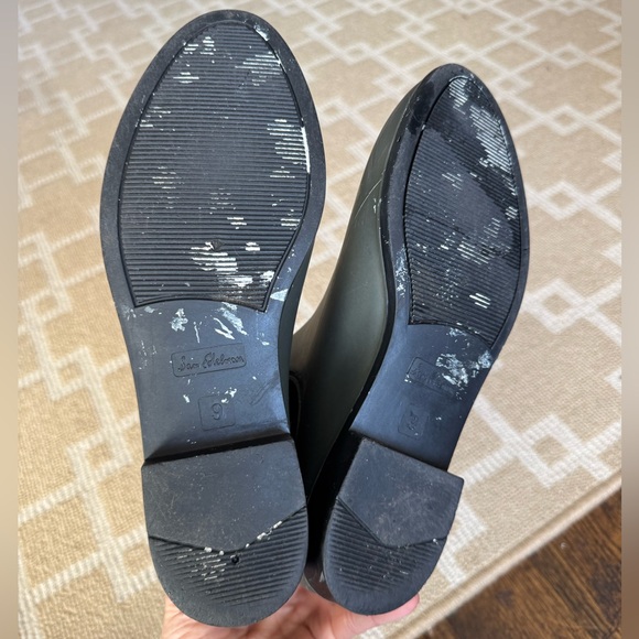 Sam Edelman Chelsea Rain Boots Waterproof Rubber Olive Green Size 9 - Picture 6 of 9